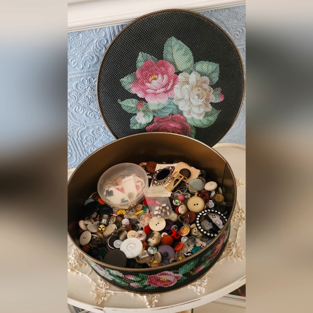Vintage Rhinestone Buttons